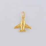 Dije Avion 0.55 g / 1.8 cm Oro Amarillo 18K