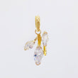 Dije Muerdago Tres Hojas 1.2gr / 2cm / Oro Amarillo 18K