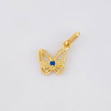 Dije Mariposa 0.45gr / 1.5cm / Oro Amarillo 18K