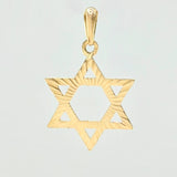 Dije Estrella De David 2.15gr / 4cm / Oro Amarillo 18K