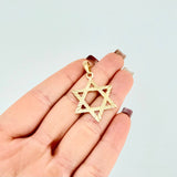 Dije Estrella De David 2.15gr / 4cm / Oro Amarillo 18K