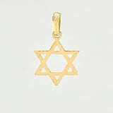 Dije Estrella De David 0.85gr / 2.05cm / Oro Amarillo 18K