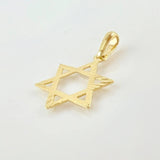 Dije Estrella De David 0.85gr / 2.05cm / Oro Amarillo 18K ©