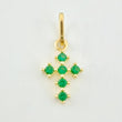 Dije Cruz Tupida 0.4gr / 1.05cm / Oro Amarillo 18K