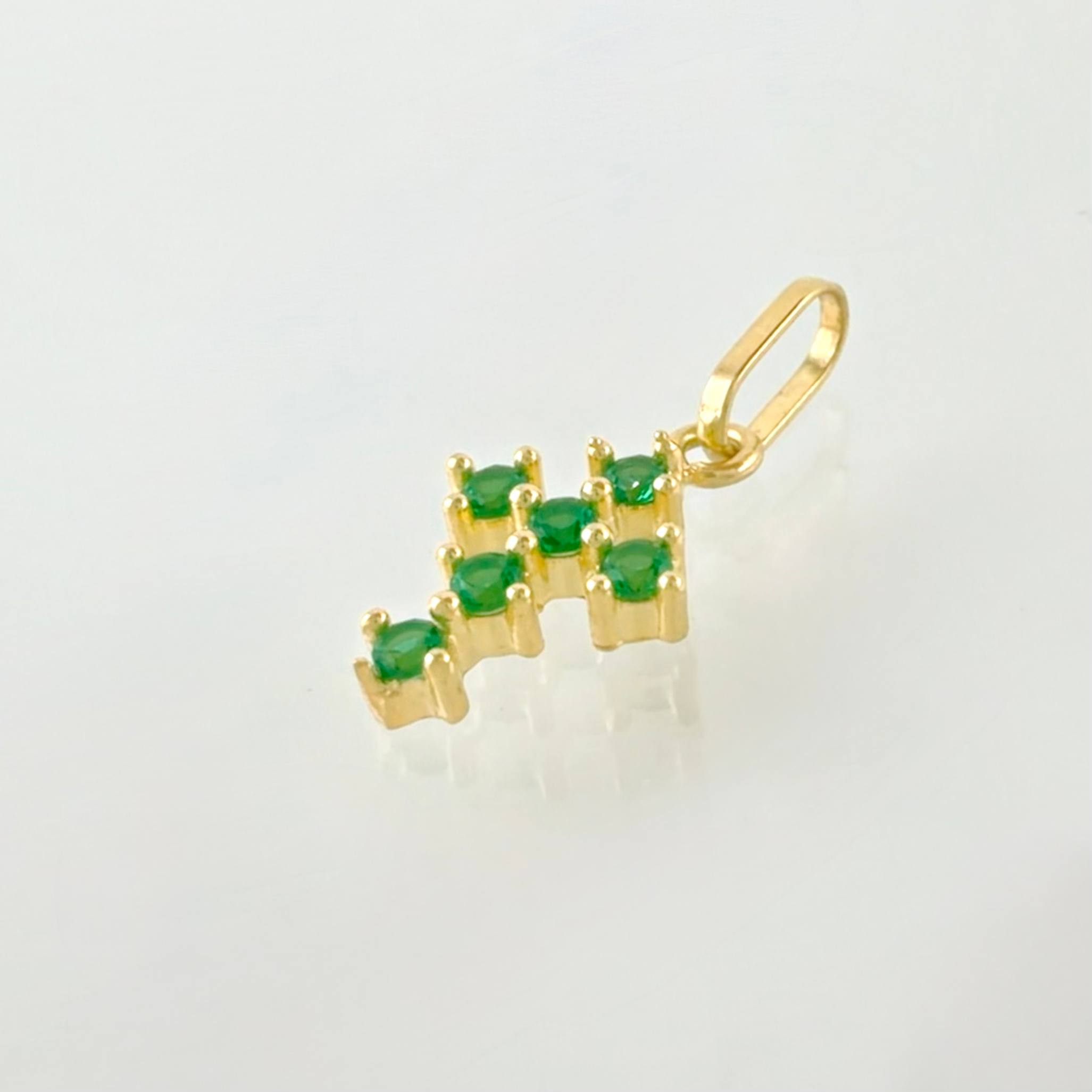 Dije Cruz Tupida 0.4gr / 1.05cm / Oro Amarillo 18K