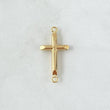 Herraje Cruz 0.65gr / 2.7cm / Lisa Oro Amarillo 18K