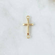Herraje Cruz 0.35gr / 2cm / Lisa Oro Amarillo 18K
