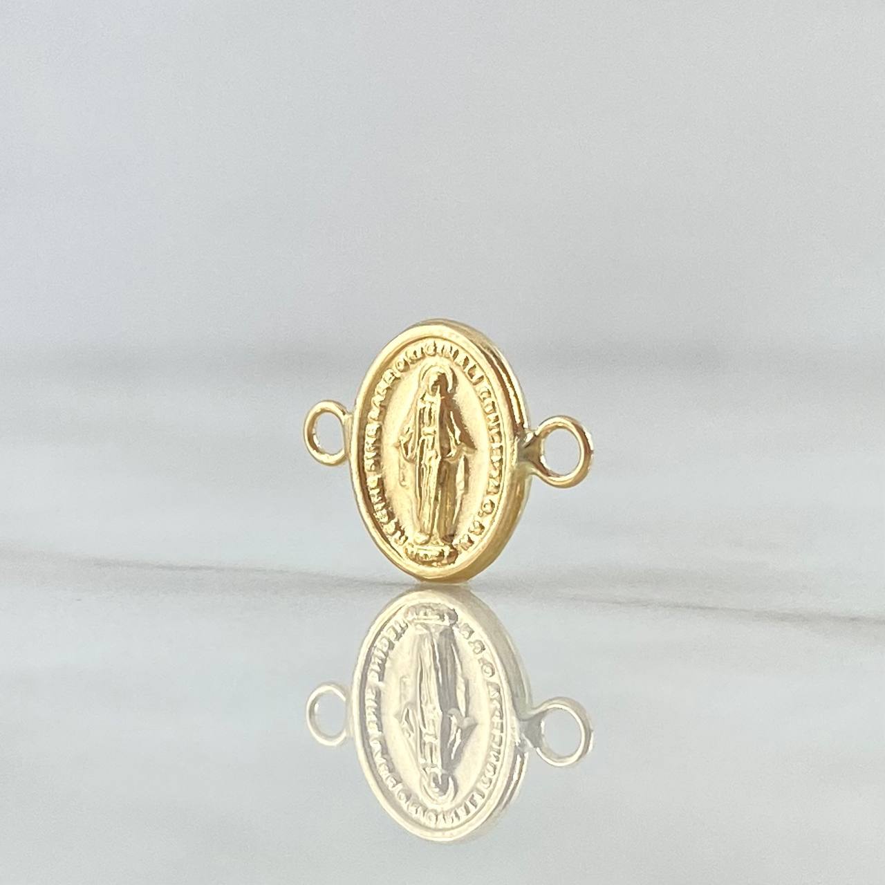 Herraje Virgen Milagrosa 0.5gr / 1.4cm / Troquelada Oro Amarillo 18K ©