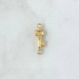 Herraje Llave Medieval 0.45gr / 2cm / Oro Amarillo 18K