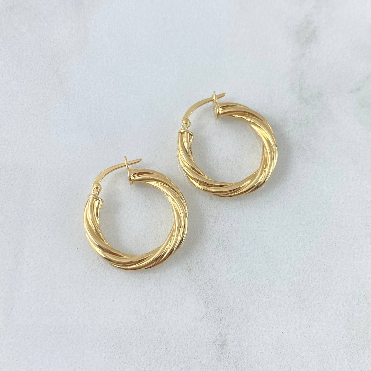 Candongas Emmi 1.95gr / 2cm / Oro Amarillo 18K