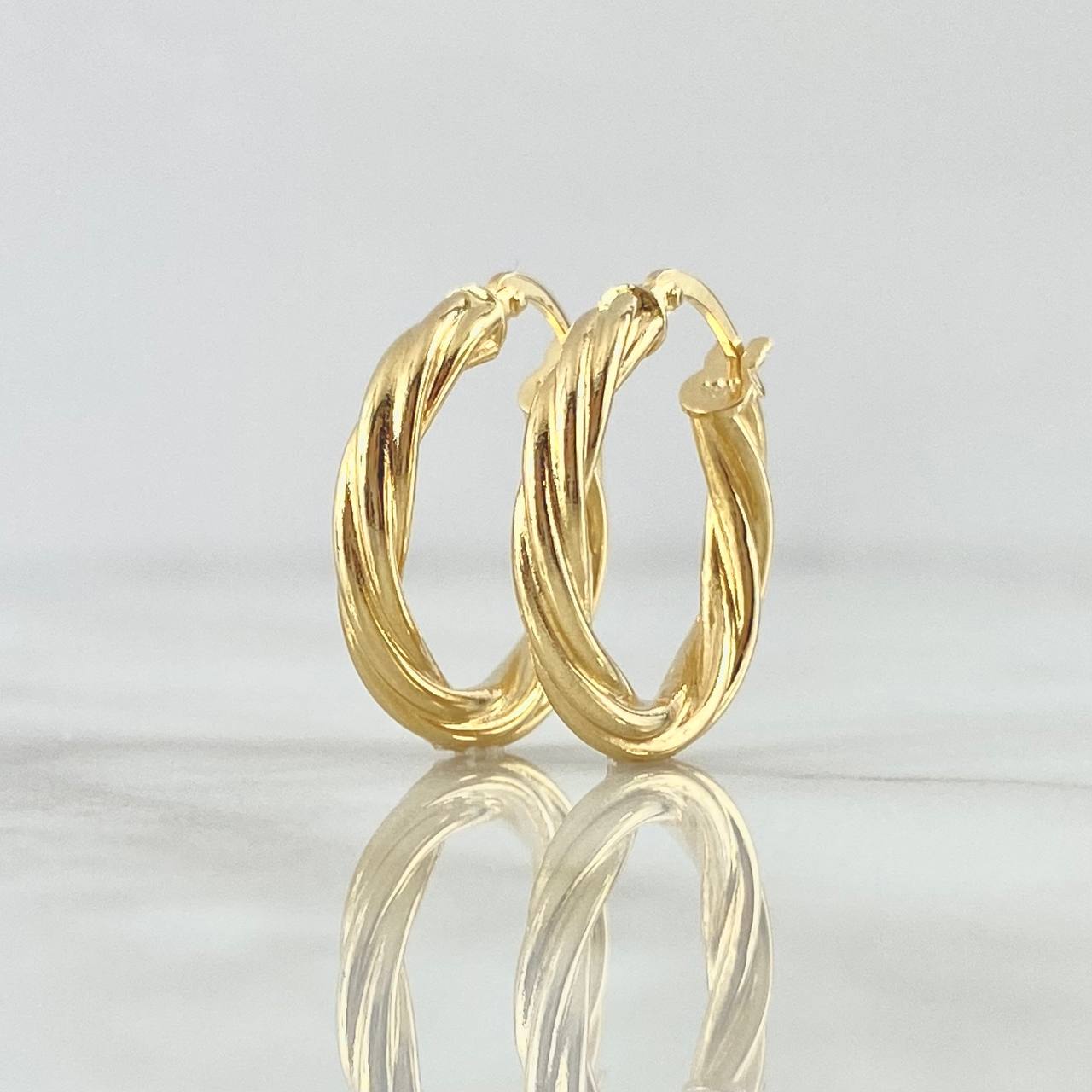 Candongas Emmi 1.95gr / 2cm / Oro Amarillo 18K