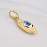 Dije Ojo Turco 0.95g / 2cm Oro Amarillo 18K