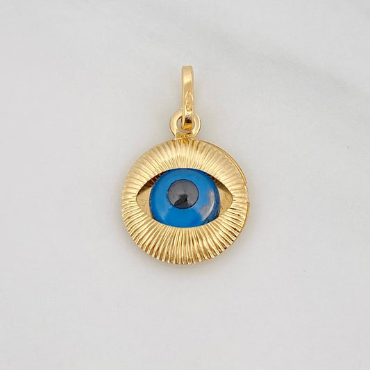 Dije Ojo Turco 0.95g / 2cm Oro Amarillo 18K