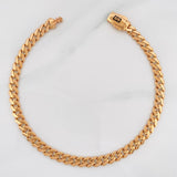 Pulso Monaco 6.15g / 19cm / 2.4mm Oro Rosa 18K