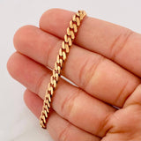 Pulso Monaco 6.15g / 19cm / 2.4mm Oro Rosa 18K