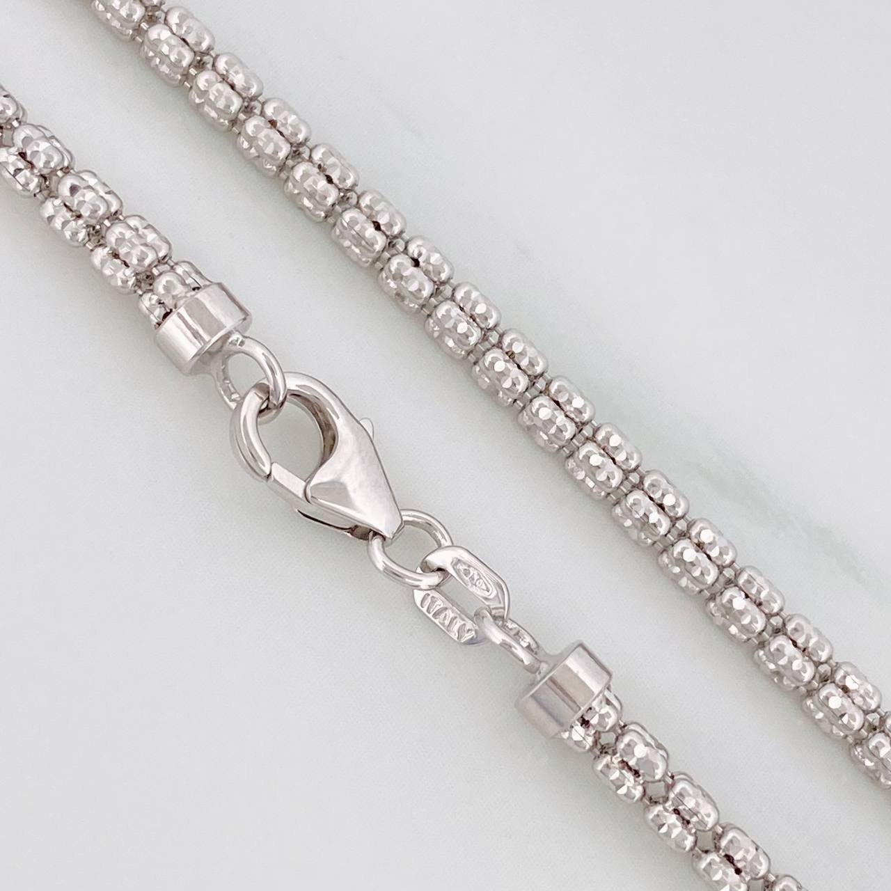 Cadena Ice 15.95g / 60cm / 1.2mm Oro Blanco 18K