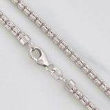 Cadena Ice 15.95g / 60cm / 1.2mm Oro Blanco 18K