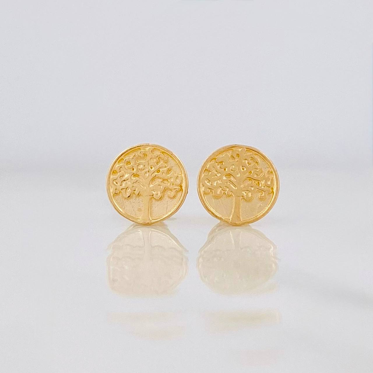 Topos Árbol de la Vida 1.4g / 8.4mm Oro Amarillo 18K