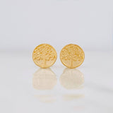 Topos Árbol de la Vida 1.4g / 8.4mm Oro Amarillo 18K
