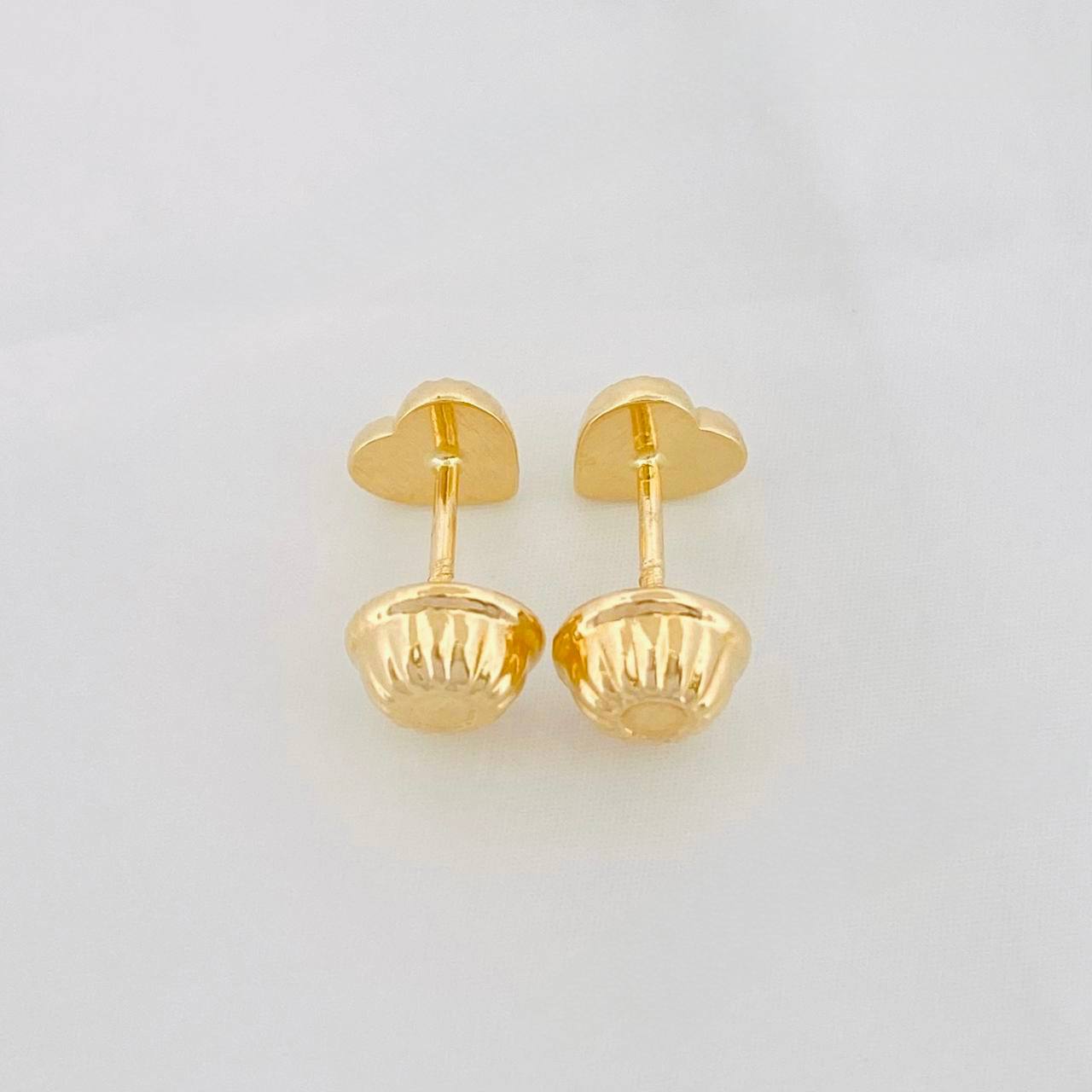 Topos Corazón 0.5g / 5mm Oro Amarillo 18K