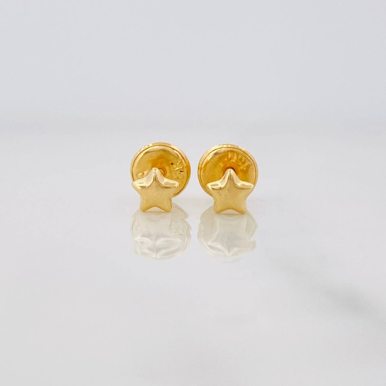 Topos Estrella 0.35g / 4mm Oro Amarillo 18K