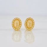 Topos Virgen de Guadalupe 0.95g / 6mm Oro Amarillo 18K