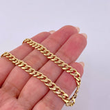 Pulso Cubano 10.65 g / 21.5 cm / 6.9 mm Oro Amarillo 18K