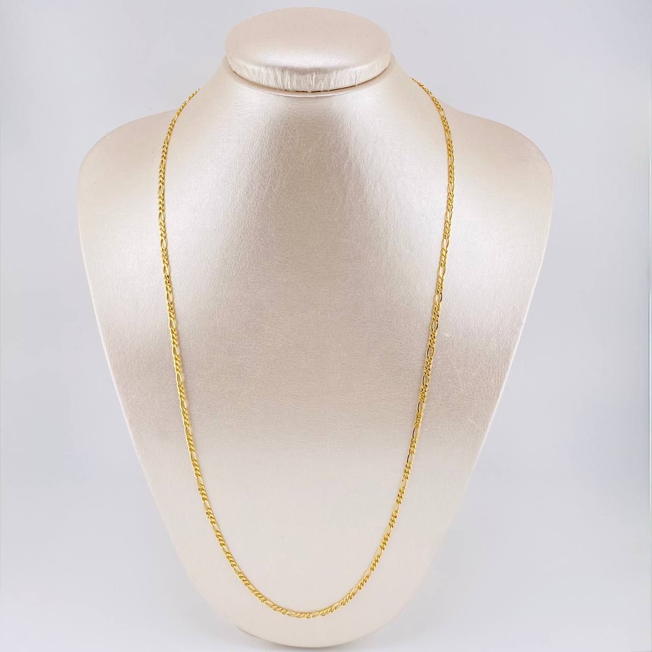 Cadena Figaro 2.9 g / 61.5 cm / 2.8 mm Oro Amarillo 18K
