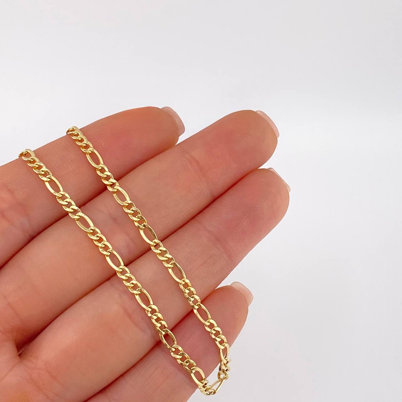 Cadena Figaro 2.9 g / 61.5 cm / 2.8 mm Oro Amarillo 18K