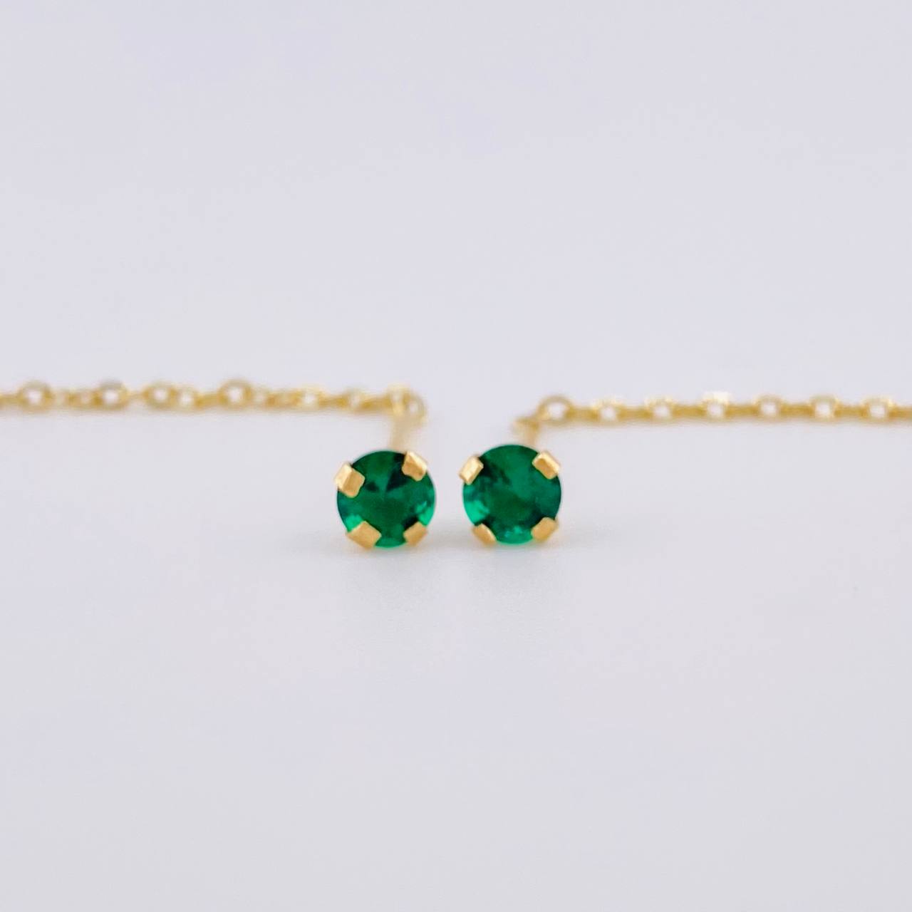 Topos Cadena Largos 0.9 g / 5.8 cm Oro Amarillo 18K