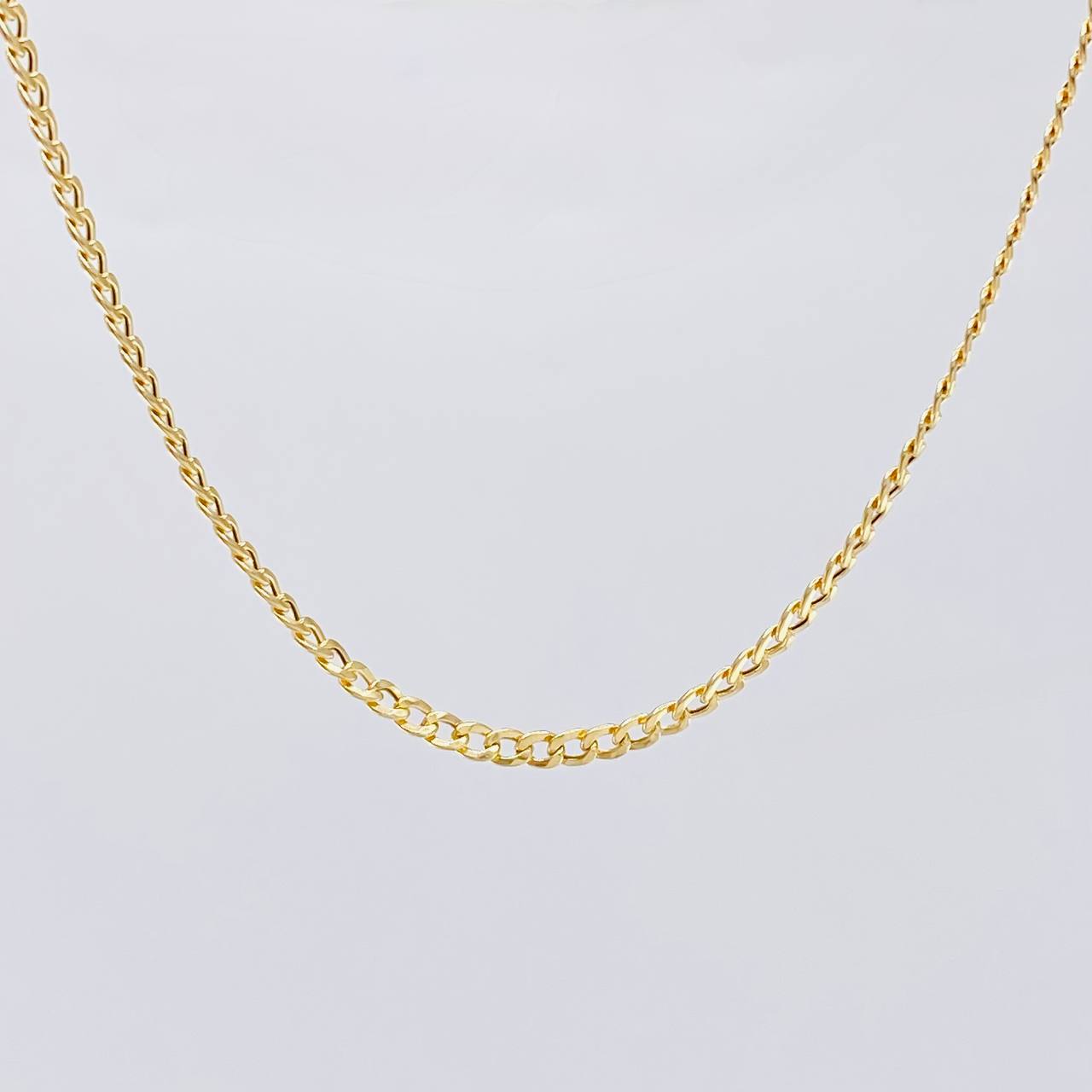 Cadena Cubana 1.45g / 40cm / 1.9mm Oro Amarillo 18K