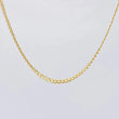Cadena Cubana 2.35g / 60cm / 2.35mm Oro Amarillo 18K