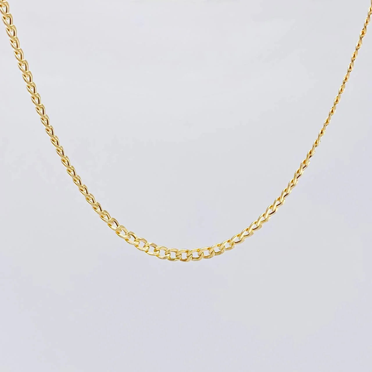Cadena Cubana 2.7 g / 50 cm / 1.4 mm Oro Amarillo 18K
