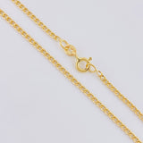 Cadena Cubana 2.1g / 60cm / 1.9mm Oro Amarillo 18K