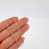 Cadena Cubana 1.05 g / 40.1 cm / 1.6 mm Oro Amarillo 18K