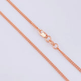 Cadena Cubana 6.2gr / 60cm / 1.6mm Oro Rosa 18K