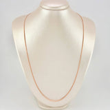 Cadena Cubana 6.15g / 60cm / 1.7mm Oro Rosa 18K