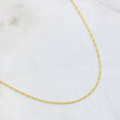 Cadena Figaro 2.3gr / 60cm / 1.1mm Oro Amarillo +1 18K *