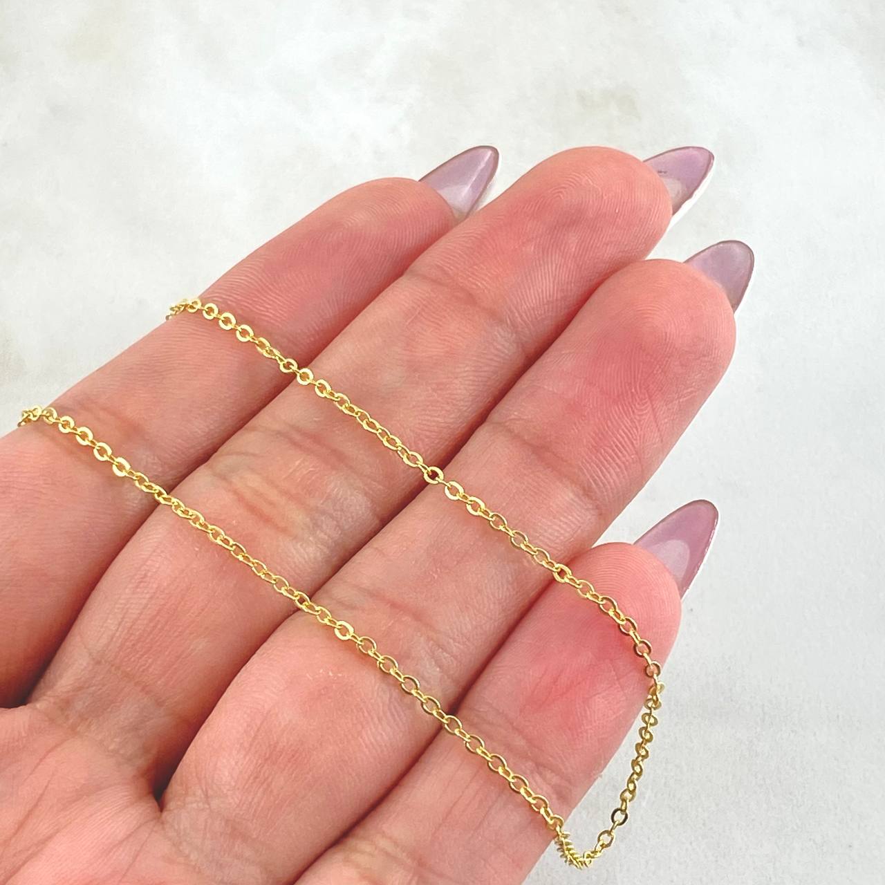 Cadena Aro Seguido 1.8gr / 45cm / 1.5mm Oro Amarillo +3 18K *