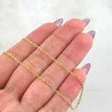 Cadena Aro Seguido 1.8gr / 45cm / 1.5mm Oro Amarillo +3 18K *