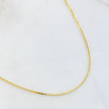 Cadena Veneciana 3.85gr / 50cm / 1mm Oro Amarillo +3 18K *