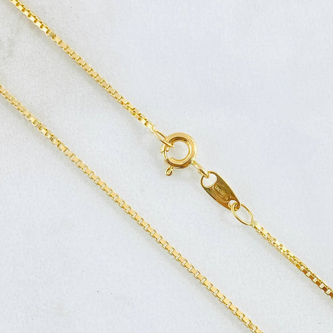 Cadena Veneciana 3.85gr / 50cm / 1mm Oro Amarillo +3 18K *