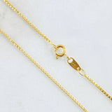 Cadena Veneciana 3.85gr / 50cm / 1mm Oro Amarillo +3 18K *