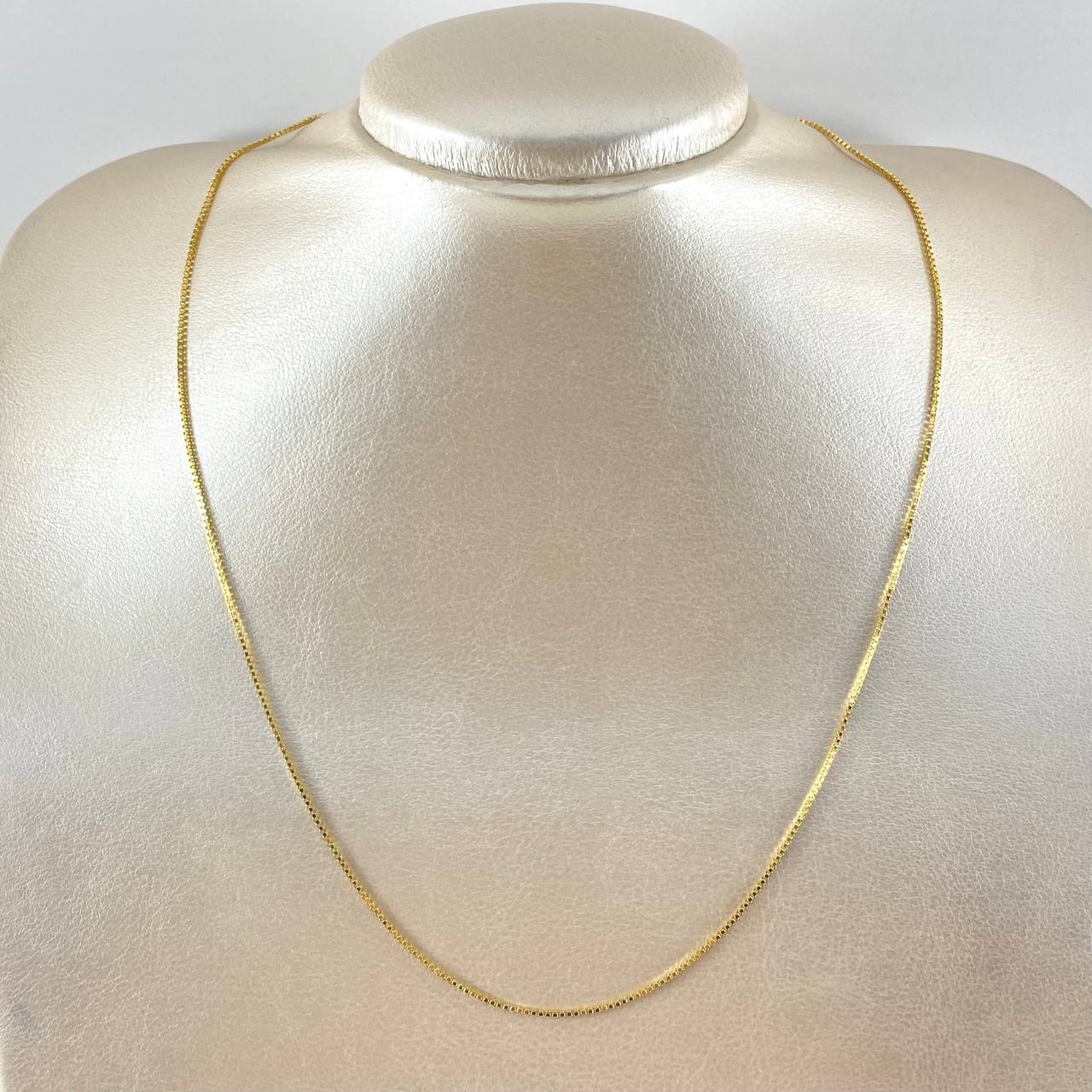 Cadena Veneciana 3.85gr / 50cm / 1mm Oro Amarillo +3 18K *