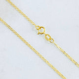 Cadena Escalera 1.4gr / 45cm / 1.4mm Oro Amarillo +3 18K *