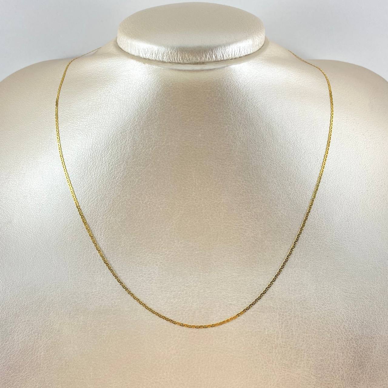 Cadena Escalera 1.25 g / 50 cm / 1.4 mm Oro Amarillo 18K