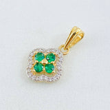 Dije Trebol Túpido 1.45gr / 1.8cm / Oro Amarillo 18K