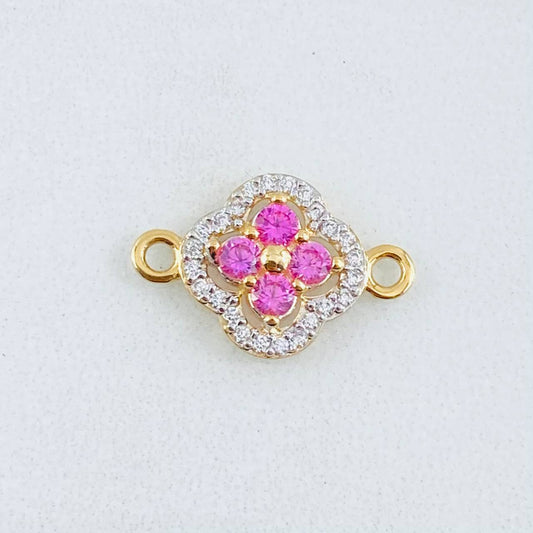 Herraje Trebol Túpido 1.15gr / 1.7cm / Oro Amarillo 18K