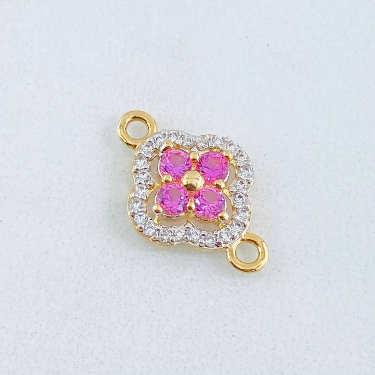Herraje Trebol Túpido 1.15gr / 1.7cm / Oro Amarillo 18K