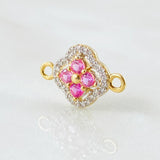 Herraje Trebol Túpido 1.15gr / 1.7cm / Oro Amarillo 18K